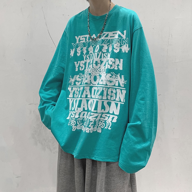 Áo Thun Nam Dài Tay Cổ Tròn Plus Size M-8XL