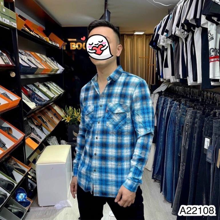 Áo Sơ Mi Kẻ BBR Cao Cấp Cho Nam- Sơ Mi Nam BBR dài Tay