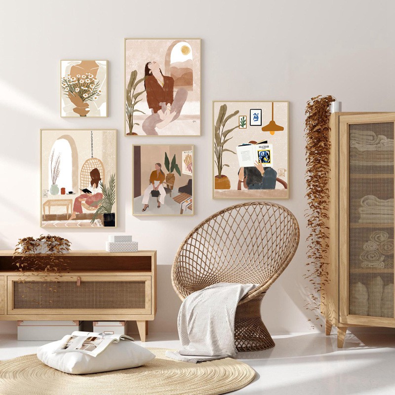 Lõi tranh vải canvas treo tường trang trí nội thất ấn tượng đẹp mắt