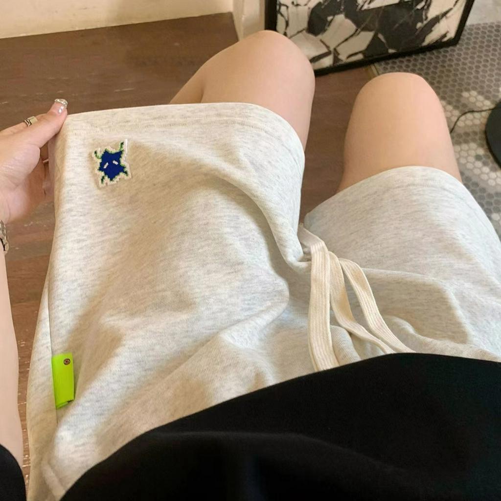 HANLU Quần Short Thể Thao Dáng Rộng Thời Trang Năng Động Cho Nữ