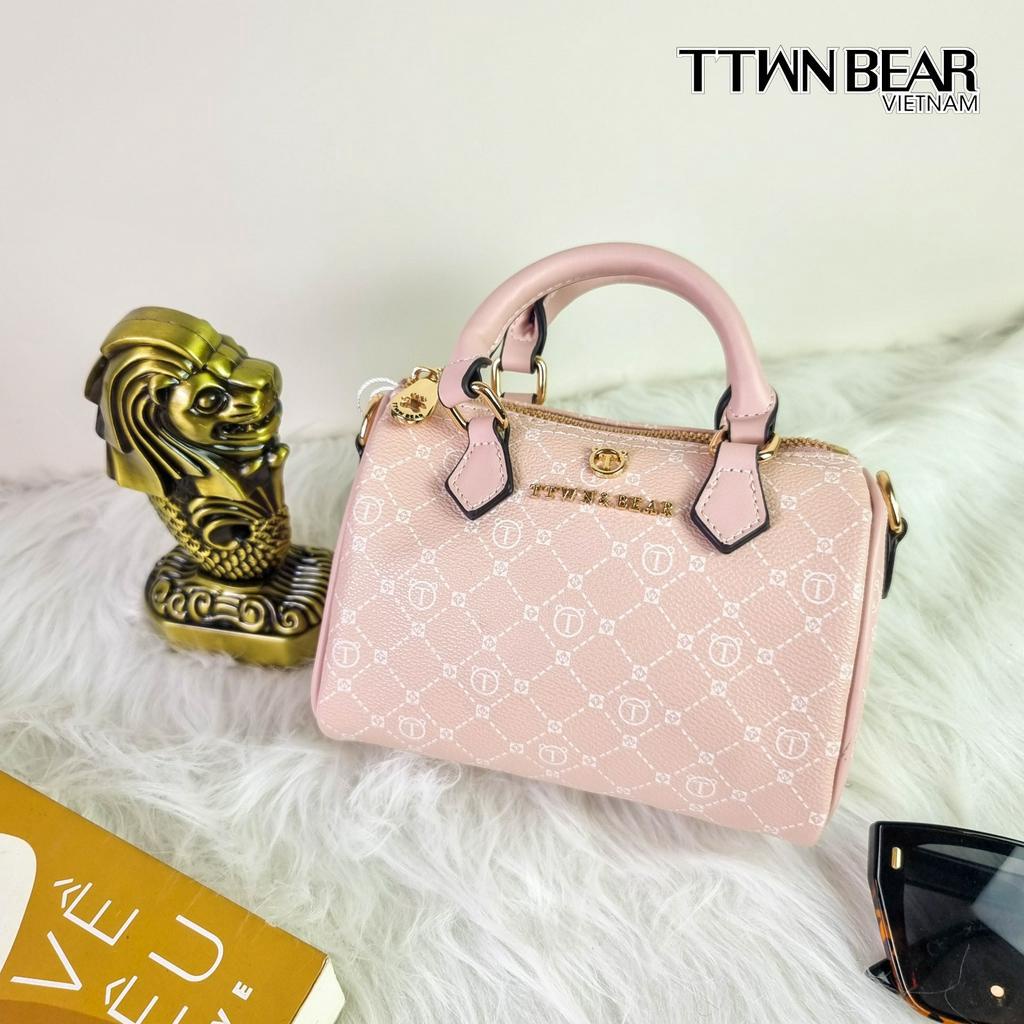 Túi xách nữ TN3109 đeo chéo, đeo vai họa tiết gấu dễ thương TTWN BEAR chính hãng