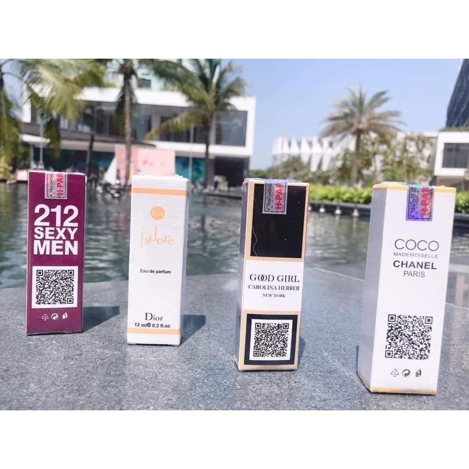 Tinh dầu nước hoa pháp hparfum 12ml dạng lăn