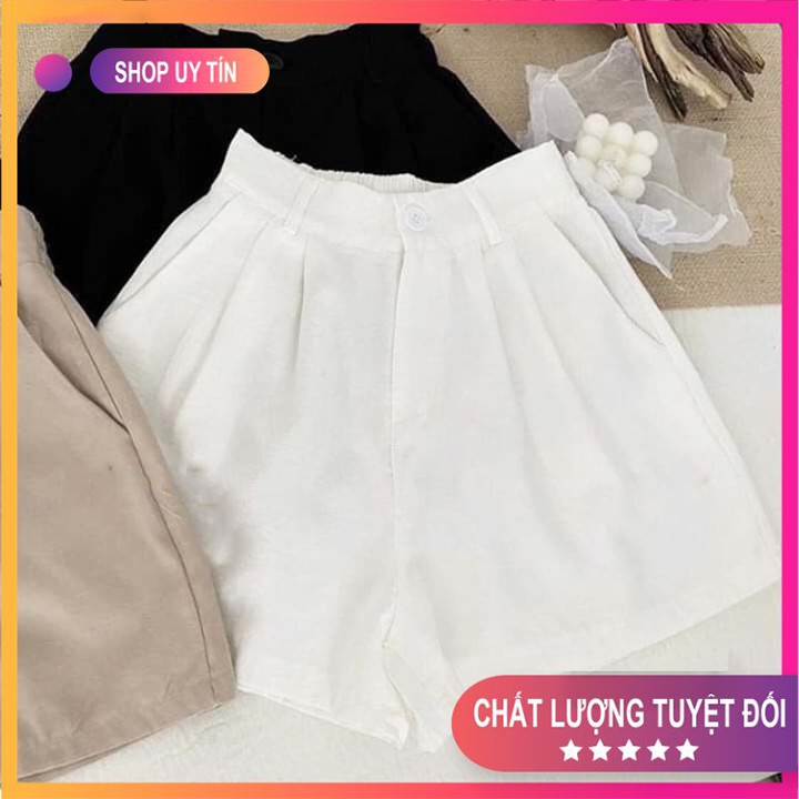 Quần Short Nữ 🌞[FREESHIP]🌞 Quần Đùi Nữ Lưng thun-Freesize-Ống rộng, chất liệu Thun thoáng mát-dễ phối đồ Mã TT07 | BigBuy360 - bigbuy360.vn