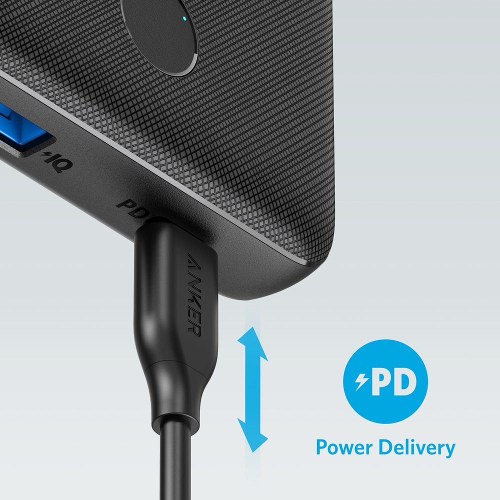 Pin sạc dự phòng Anker A1281 PowerCore Essential PD 20000mAh 18W USB-C Power Delivery + PIQ2.0 Fast Charging