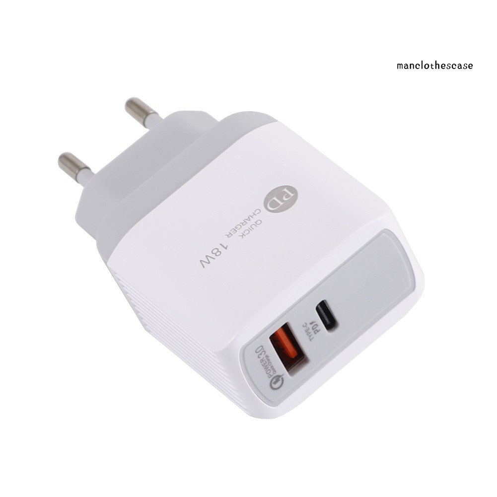 Củ Sạc Nhanh Pd 18w Qc3.0 Usb 5v / 3a Cho Điện Thoại