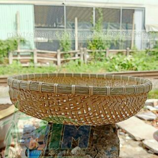Rổ tre đan thưa rửa rau