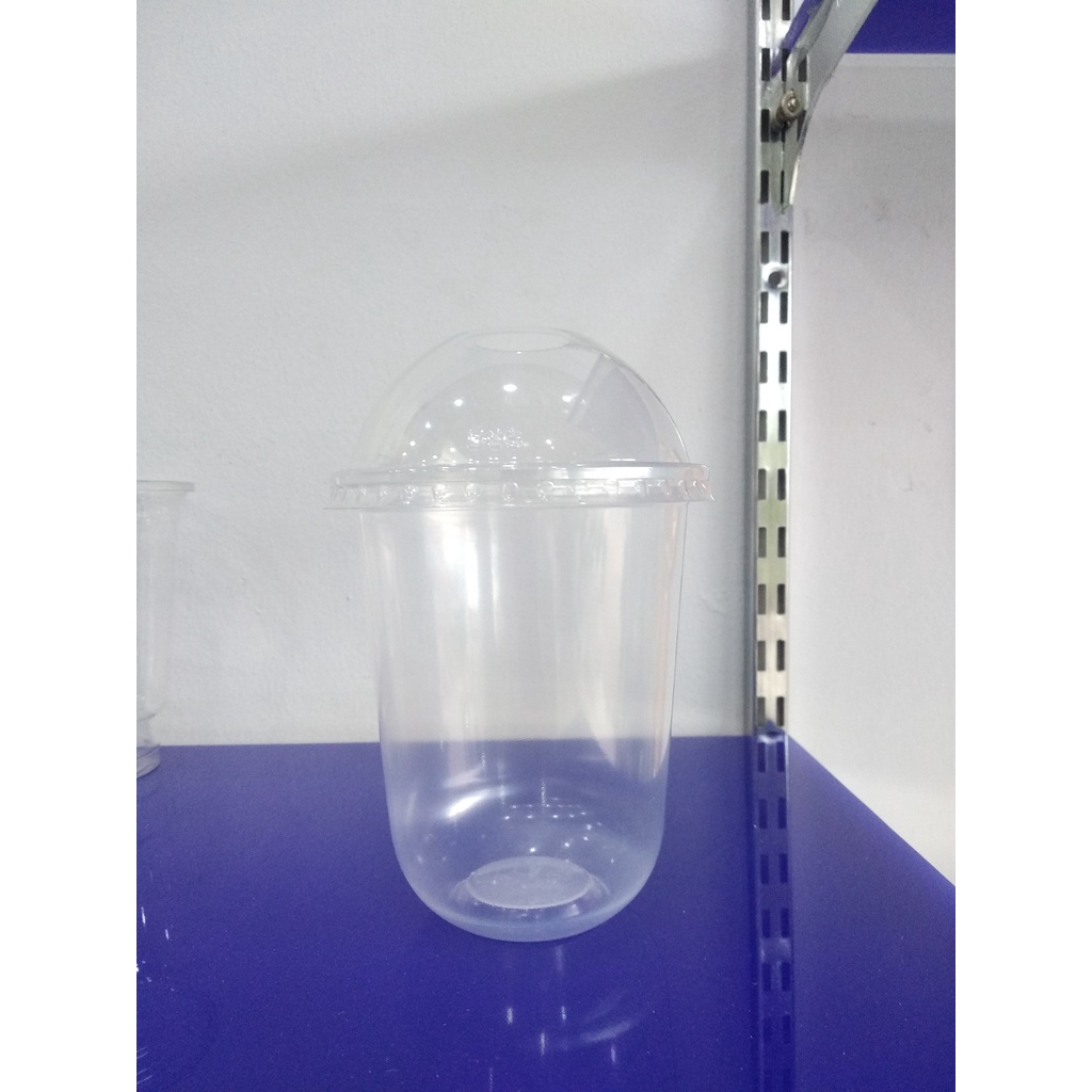 50 Ly nhựa Đáy bầu 500ml + Nắp bằng / Nắp cầu