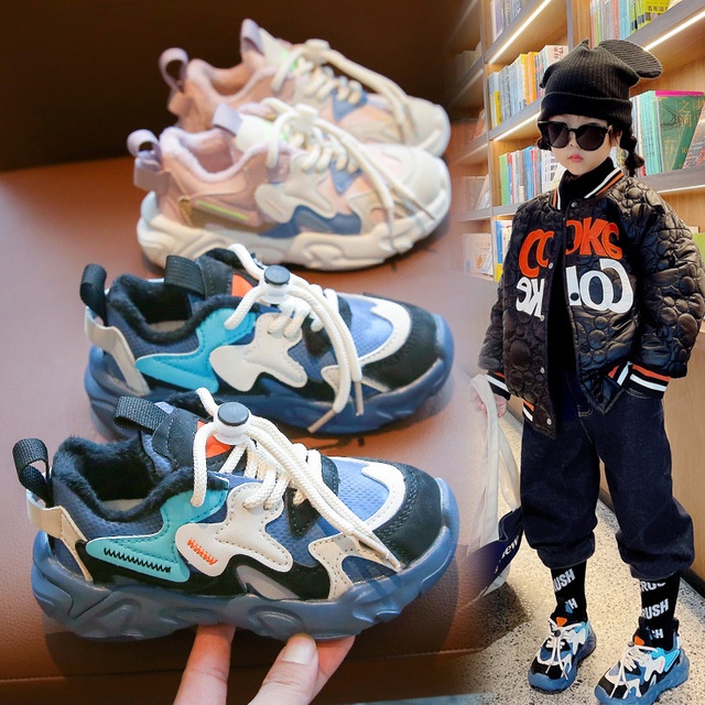 Giày thể thao đế mềm thoáng khí thời trang cho bé gái 2022