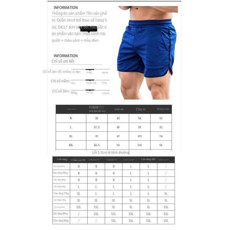 Quần short thể thao nam  thoải mái thoáng khí chạy bộ mát mẻ vải  tập thể dục nhanh khô quần bóng rổ    cỡ lớn  ngoài trời   huấn luyện  hút mồ hôi