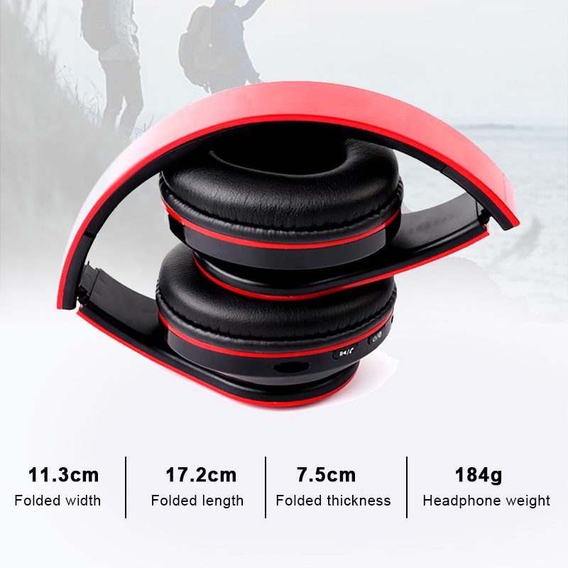 Tai nghe không dây bluetooth B39 Led có thể gấp gọn