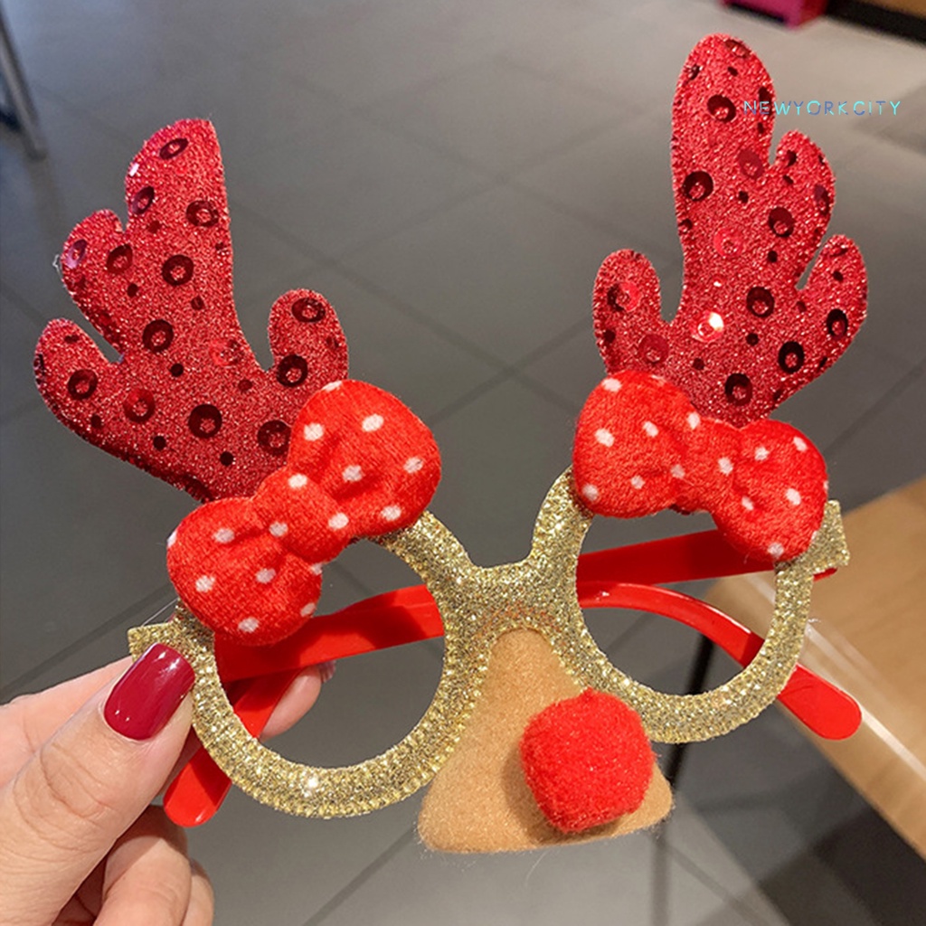 Ny-kính Mắt Kính Bắt Mắt Bằng Nhựa Trang Trí Giáng Sinh Tinh Tế Thực Tế