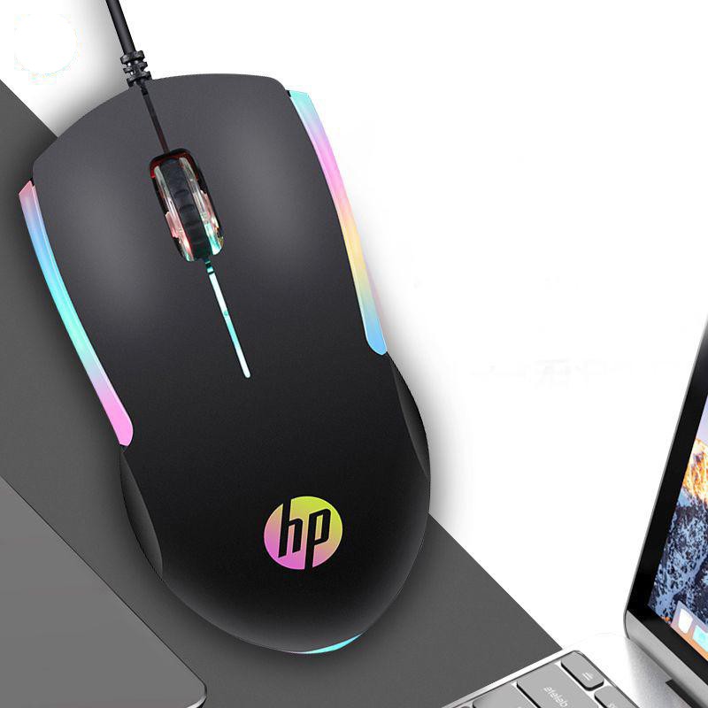 Chuột vi tính HP M160 led RGB cực đẹp - thích hợp dùng văn phòng / chơi game (Đen)