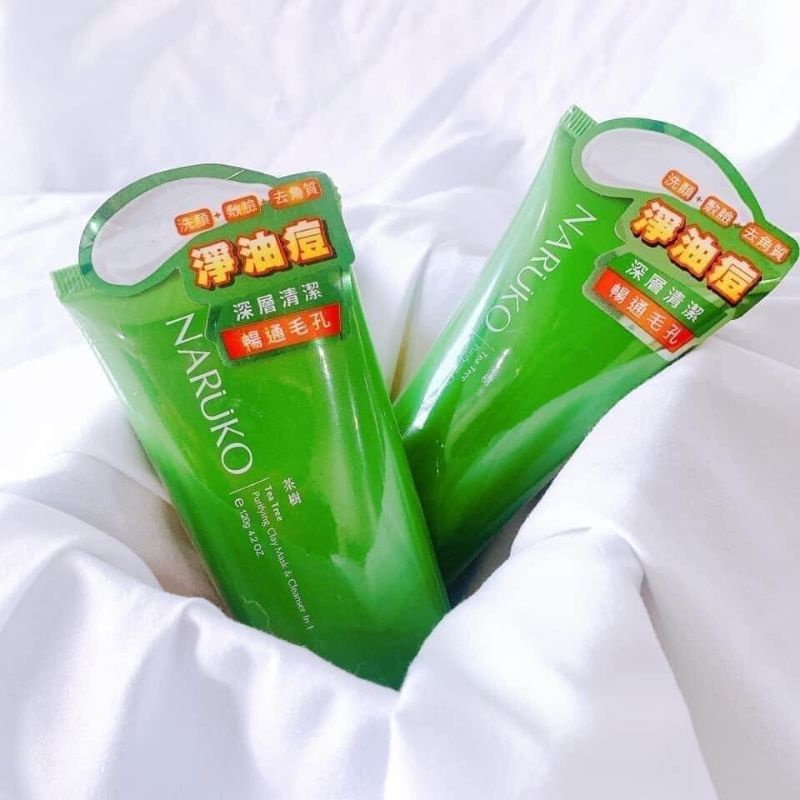 Sữa Rửa Mặt Đất Sét Tràm Trà Narưko 3in1