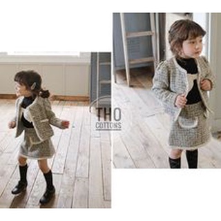 Chân váy dạ Hàn Quốc bé gái