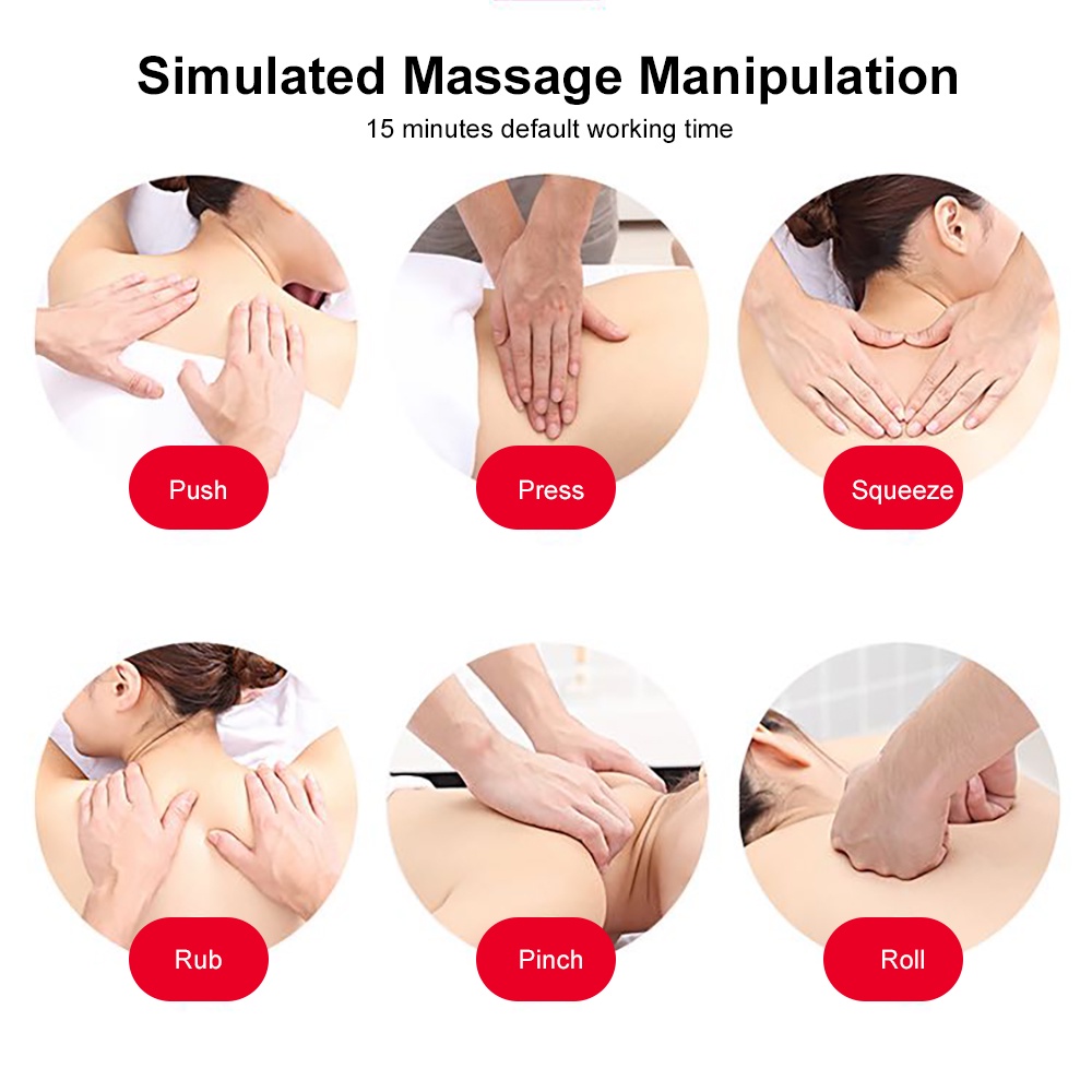 Máy Massage Cổ Hailicare Làm Nóng Chăm Sóc Sức Khỏe Sạc USB