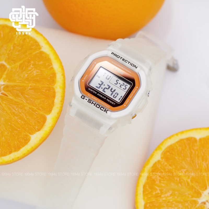 Đồng hồ nam Casio G-SHOCK DW-5600LS-7 chống va đập, chống nước chính hãng