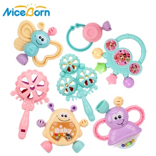 Bộ 7 món đồ chơi lục lạc hỗ trợ nướu cho em bé