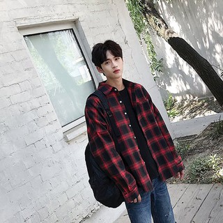 ÁO SƠ MI FLANNEL CARO ĐỎ