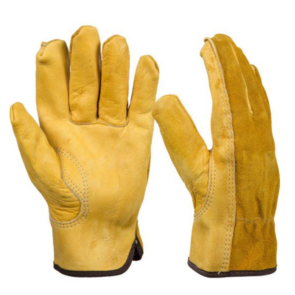 Găng Tay Hàn Bằng Da Bò Bền Bỉ Bảo Vệ Tay Chống Nóng