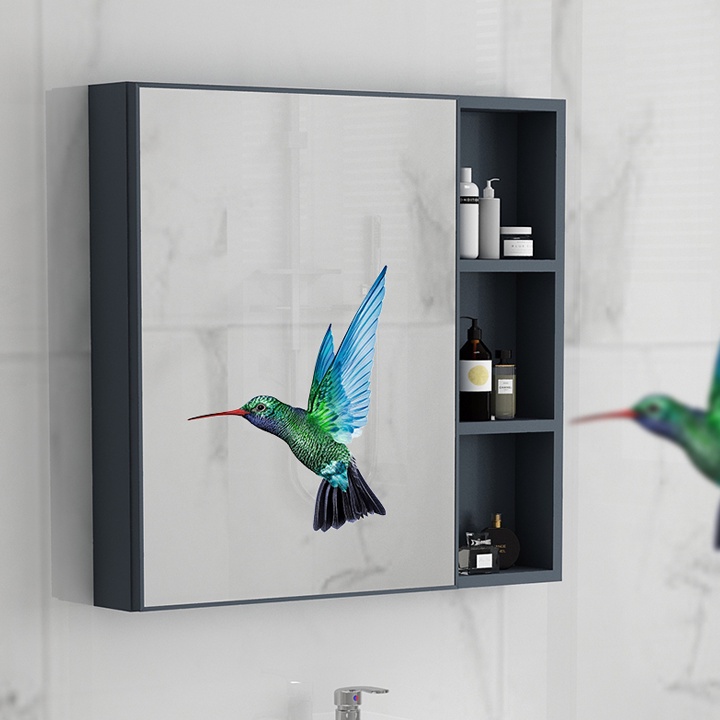 Tủ gương Lavabo Phong Cách Hàn Quốc Siêu Nhẹ Chống Oxi Hóa Kích Thước 75x 65cm, Tủ gương phòng tắm cao cấp
