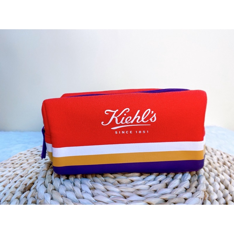 Túi đựng mỹ phẩm Kiehl's - Nhung / Vải