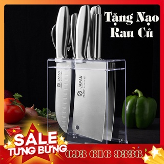 Bộ Dao 7 Món ⚡️FREE SHIP⚡️ Master JAPAN Thép Cao Cấp (Có giá đỡ) - SLC.VN