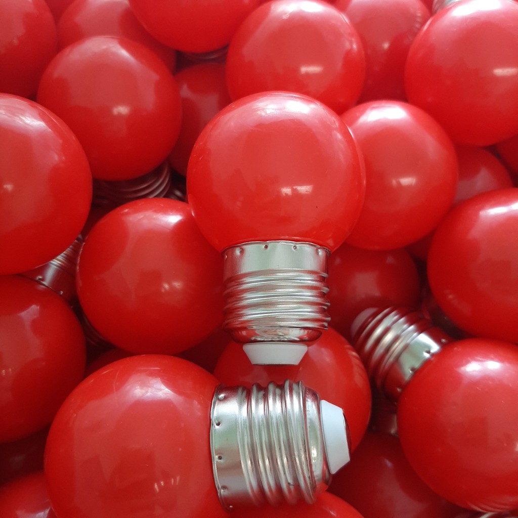 BÓNG ĐÈN LED 1W bóng chanh - độ bền cao - bóng tròn trang trí ngoài trời