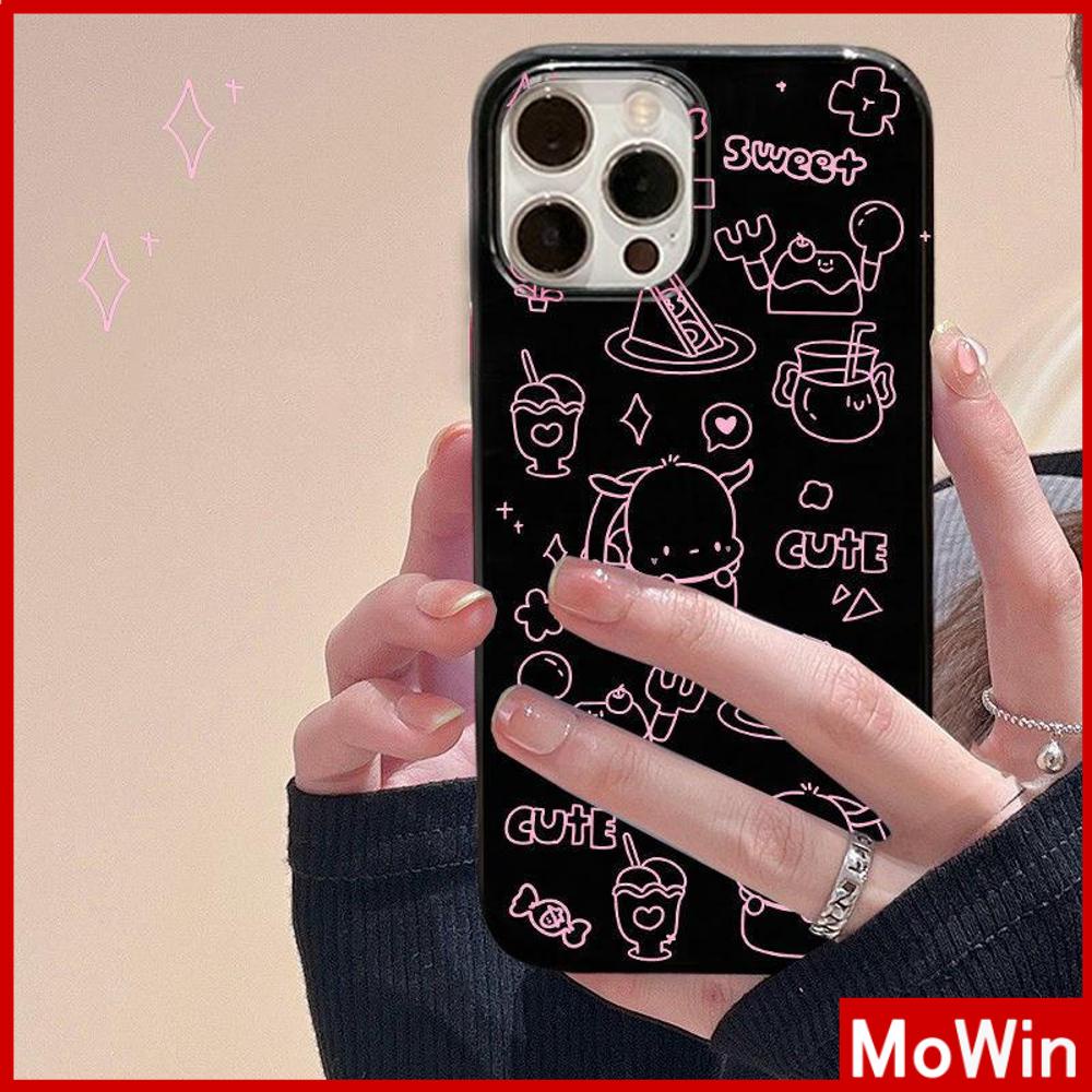 Ốp điện thoại TPU dẻo màu đen bóng thích hợp cho iPhone 14 Pro Max 13 Pro max 12 Pro Max 11 Pro max xr xs max 7Plus 7 8