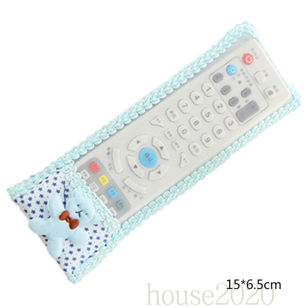 [HOUSE2020] Vỏ bọc điều khiển từ xa bằng vải ren thiết kế hình gấu nhỏ size S/M/L