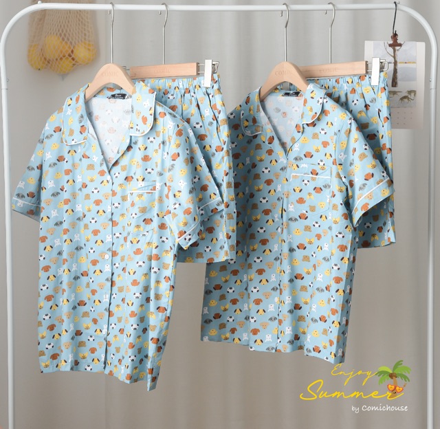 [Mã WAPUSH hoàn 12% xu đơn 99k] Pijama thô lụa comic | BigBuy360 - bigbuy360.vn