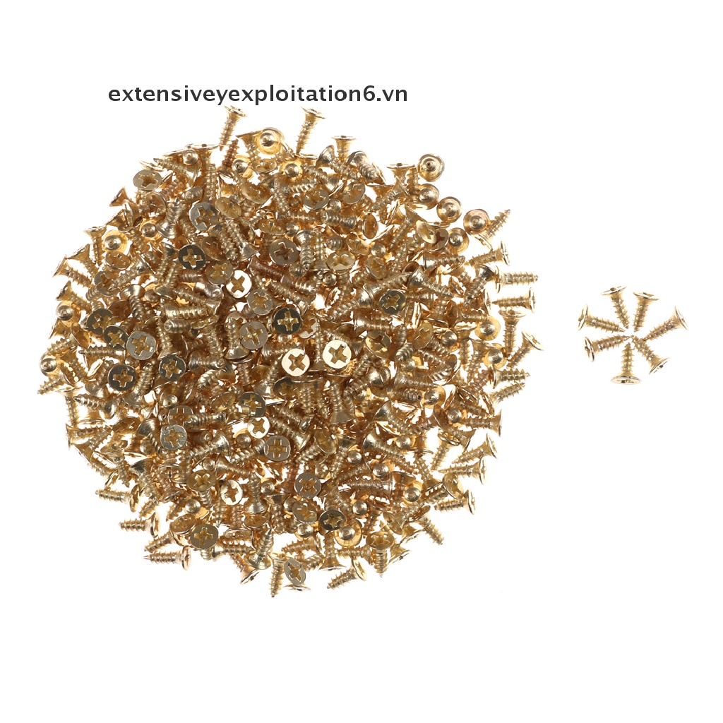 Vít ren đồng thau phẳng tự cắt tiện lợi