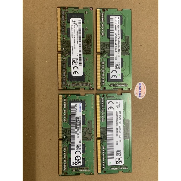 Ram Laptop DDR4 8gb 4GB Bus 2133/2400/2666/3200 - Hàng zin theo máy