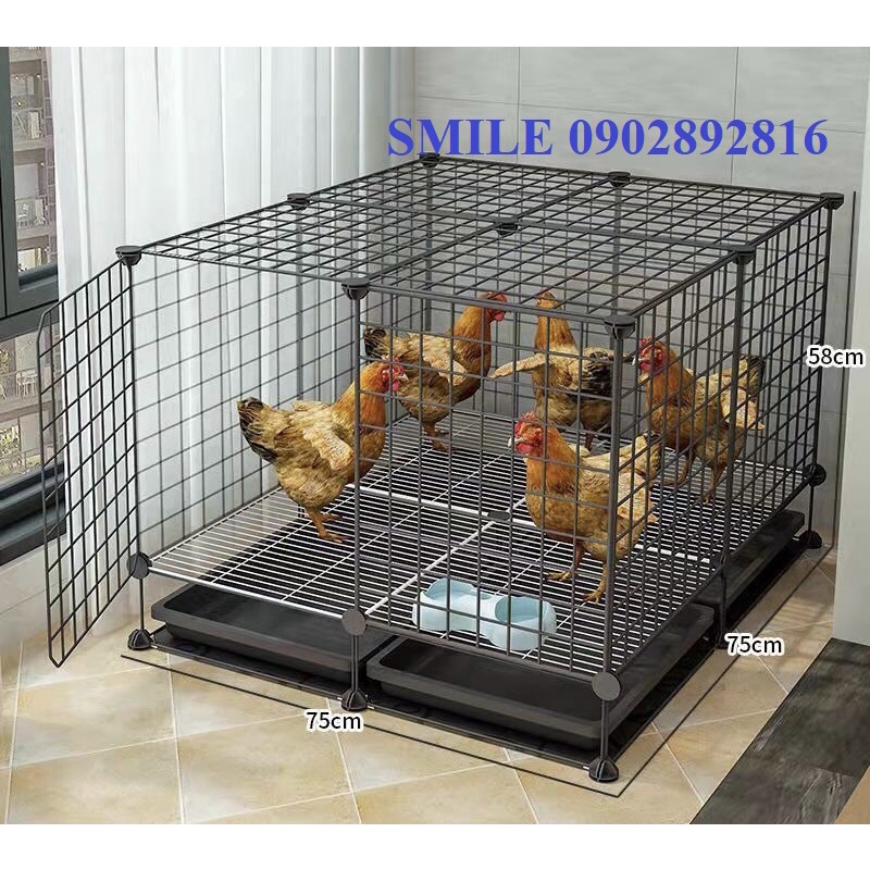 [TẶNG KÈM CHỐT] Lưới ghép chuồng pet cưng, phụ kiện lắp ghép chuồng thú cưng