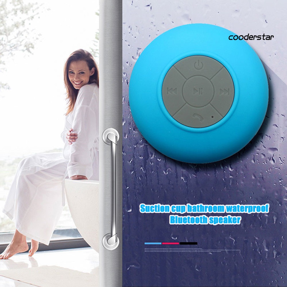 Loa Bluetooth Không Dây Mini Chống Nước Có Đế Hút Chân Không