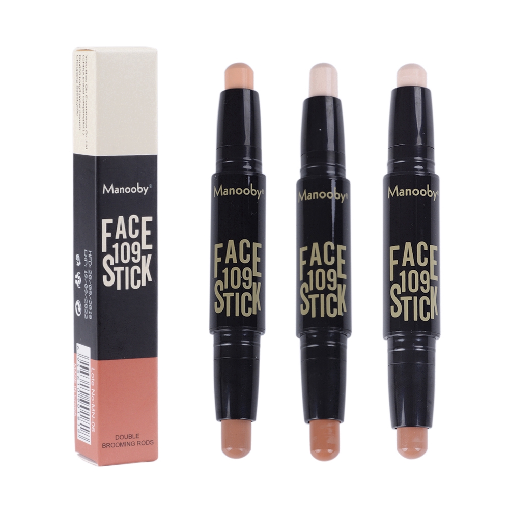[Hàng mới về] Che khuyết điểm 2 đầu MANOOBY màu sắc tươi sáng trang điểm dễ dàng
