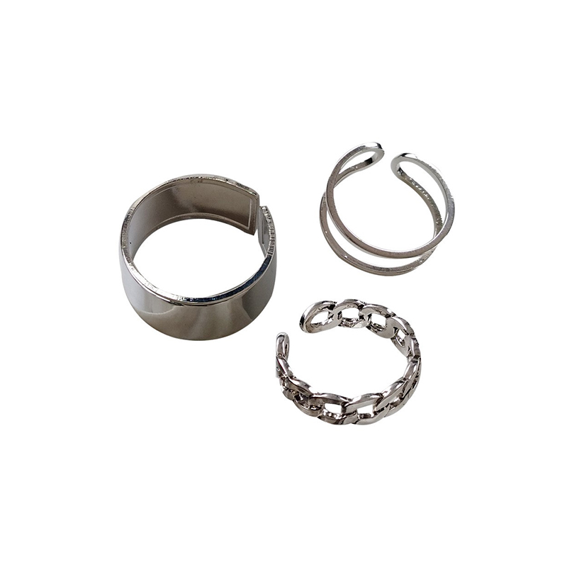 Set Nhẫn Thời Trang Phong Cách Hip Hop Hàn Quốc