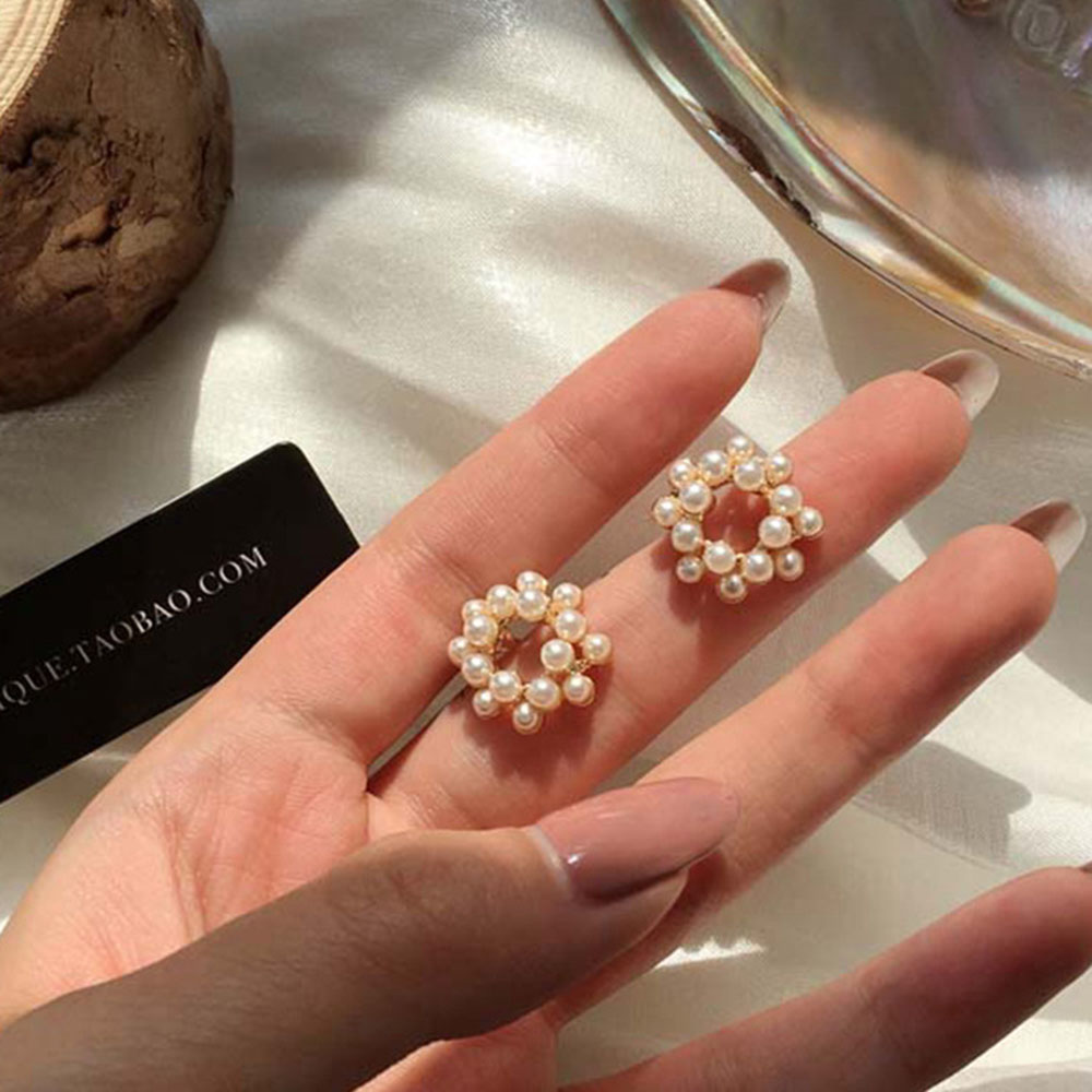 Khuyên Tai Nữ Đính Ngọc Thời Trang Hàn