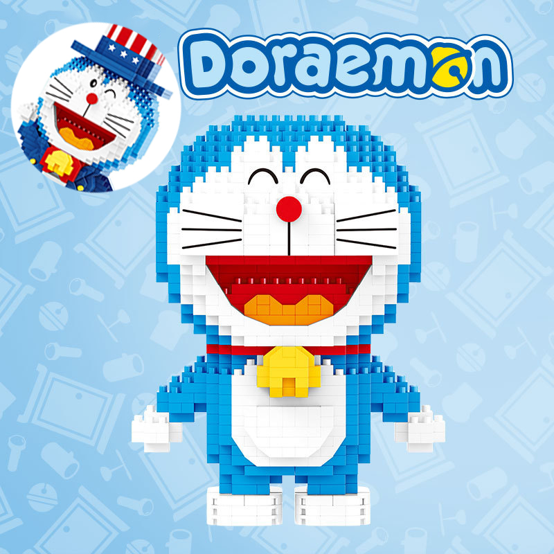 Bộ Đồ Chơi Lắp Ráp Mô Hình Doraemon Sáng Tạo Cho Bé