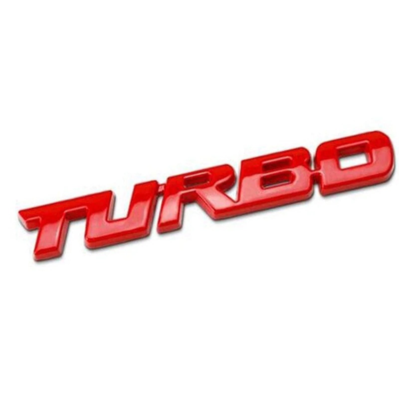 Tem Chữ Nổi Turbo - Dán Trang Trí Xe Hơi Nổi Bật