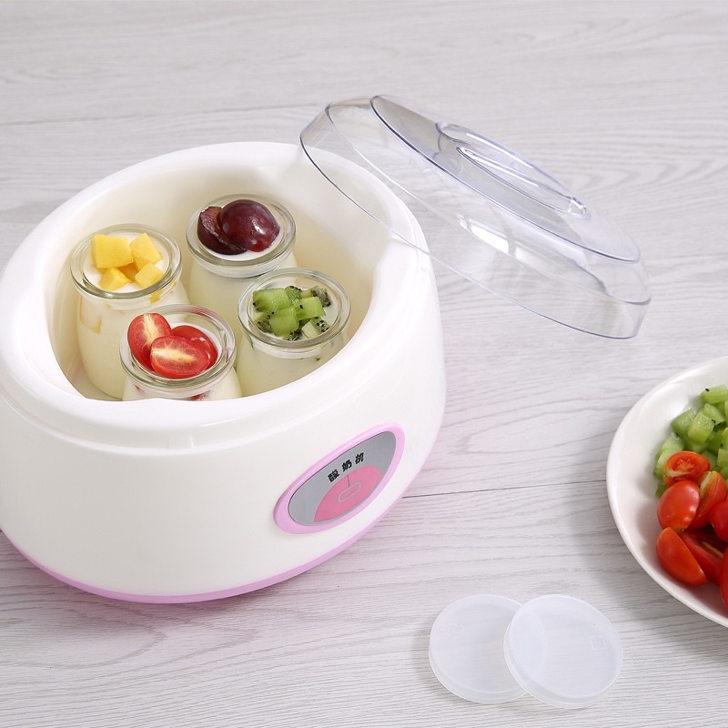 Máy ủ sữa chua tự động + hâm cháo mini nhỏ gọn tiện lợi 1L2