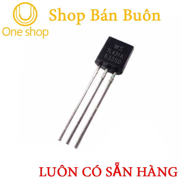 TL431 TO-92 TRANS 0,1A 40V