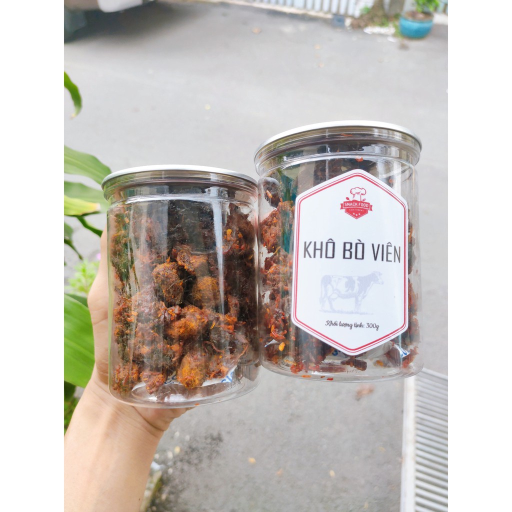 KHÔ BÒ VIÊN mềm Hồng Ngự, LOẠI 1 SIÊU NGON, hủ pet 300gr, Đồ ăn vặt Snack Food | BigBuy360 - bigbuy360.vn