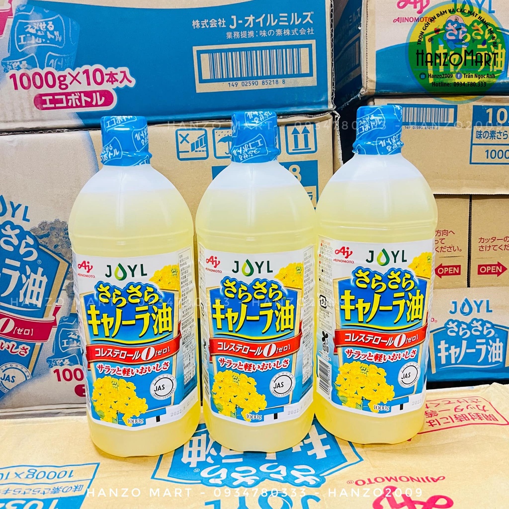 Dầu hạt cải Ajinomoto nội địa Nhật Bản 1 lít