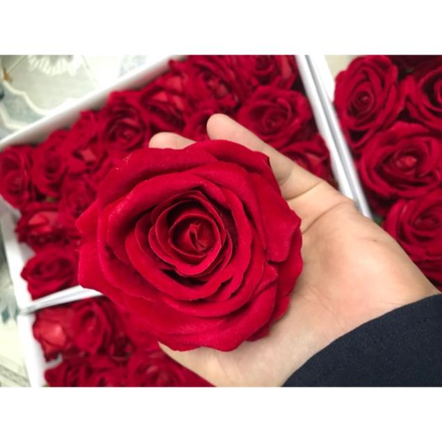 Sỉ đầu bông hồng lụa cao cấp