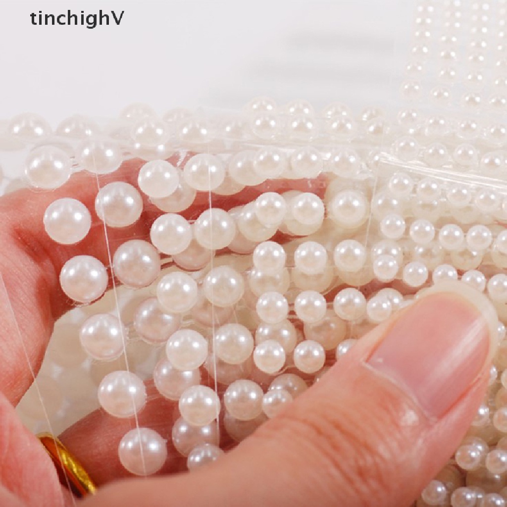 Bộ 2 Miếng Dán Mắt / Lông Mày / Mặt / Cơ Thể Tự Dính Ánh Ngọc Trai 3D