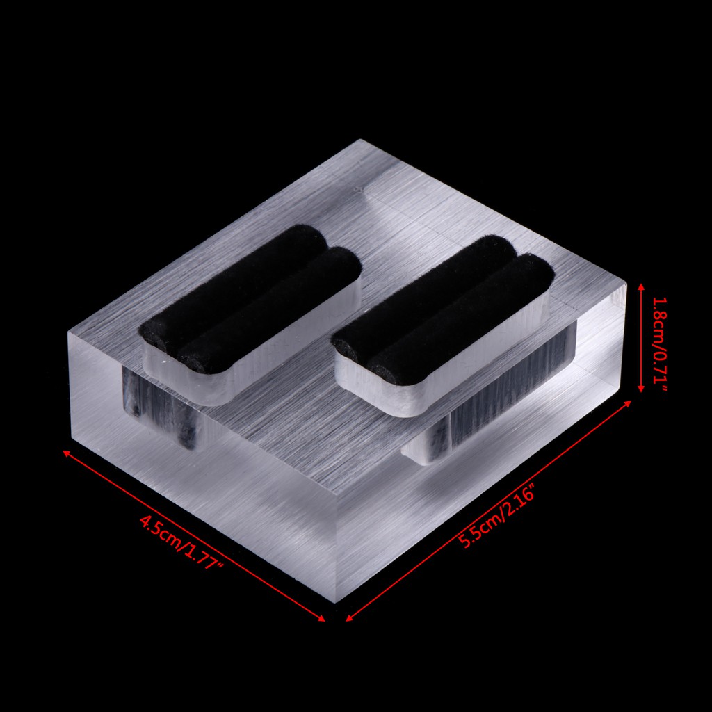 Đế Trưng Bày Nhẫn Trang Sức Bằng Acrylic Trong Suốt