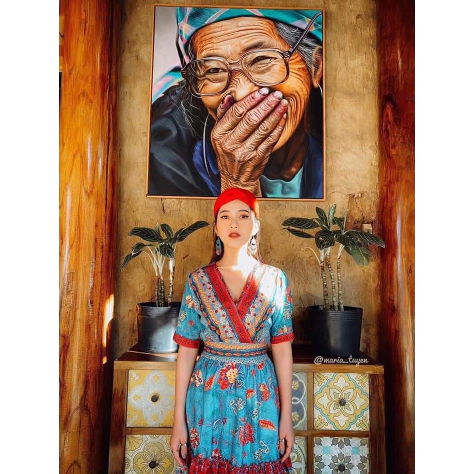 Váy Đi Biển, Du Lịch Phong Cách Boho Vintage ( V06 ) | BigBuy360 - bigbuy360.vn