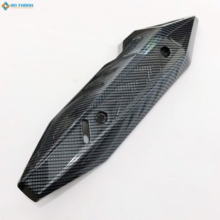 Ốp che pô Honda Vario 125 - 150 (2019) sơn phủ Carbon