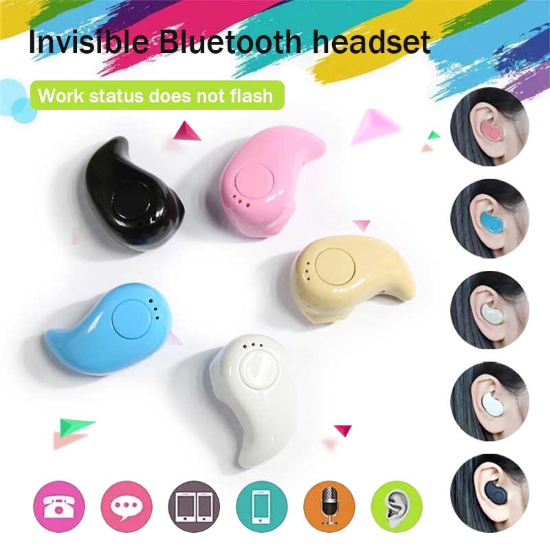 Tai nghe bluetooth S530 nhét tai V4.1 ear-pod siêu nhỏ có nghe nhạc