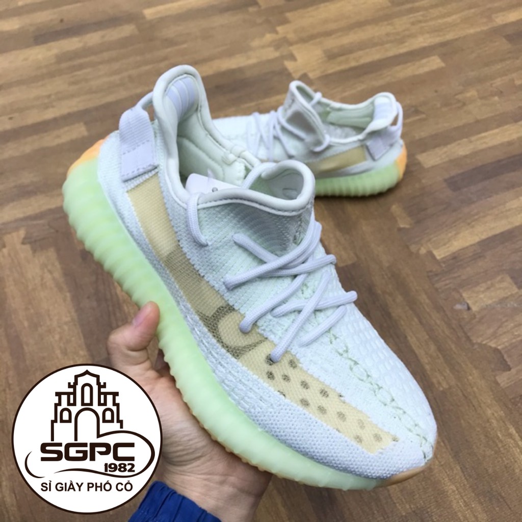 Giày Thể Thao Yz 350 hype Xanh / Full Box + Giấy Gói